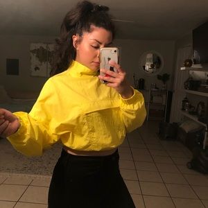 Crop top. Water resistant material.